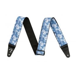 Гитарный ремень FENDER STRAP 2" HAWAIIAN STRAPS BLUE FLORAL